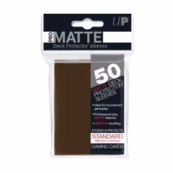 Ultra PRO 84189, Card sleeve, Brown, 50 pc(s)