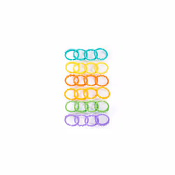 Bright Starts, Lots of Links Rings Toys, Soothing & Teething Toy, Clip on Pram, Pushchair or Car Seat, Textured Sensory Toy, ...