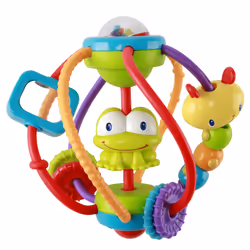 Bright Starts Clack & Slide Activity Ball, 0.5 yr(s), Sounding, Plastic, Multicolour