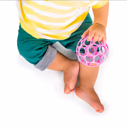 Oball Easy Grasp Rattle BPA-Free Infant Toy in Pink