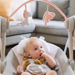 Ingenuity Comfort 2 Go Portable Swing - Flora The Unicorn