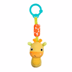 Giraffe Chime Along Friends Plush Take-Along Stroller or Carrier Toy, Ages 0 Month+