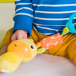 Giraffe Chime Along Friends Plush Take-Along Stroller or Carrier Toy, Ages 0 Month+
