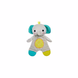 Bright Starts Snuggle & Teethe BPA-free Crinkle Teething Plush Baby Toy - Elephant
