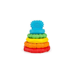 Baby Einstein Stack & Teethe Multi-Textured Easy-to-Grasp 5-Piece Teether Toy Set
