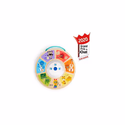 Baby Einstein, Hape, Cal's Smart Sounds Symphony Magic Touch Wooden Electronic Activity Toy, Musical Toy with 3 Play Modes, Ages 6 Months +