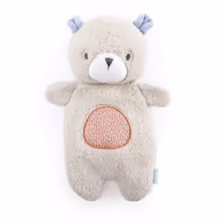 Premium Soft Plush Soothing Bean Bag Lovey - Nate The Teddy Bear, Ages Newborn and up