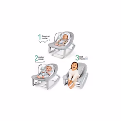 Ingenuity Keep Cozy 3-in-1 Grow with Me Vibrating Baby Bouncer Seat & Infant to Toddler Rocker - Weaver, Newborn and up