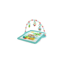 Tiki Toy Bar Baby Activity Gym & Tummy Time Mat with Toy Bar and 3 Toys, Newborn to 3 Years