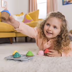 Sort & Sweet Cupcakes Shape Sorter Toy for Infants 3 Months and up