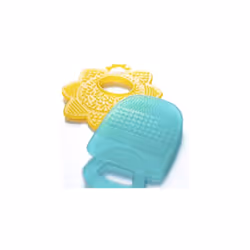 Sunny Soothers 2pk Multi-Textured BPA Free Baby Teethers in Cute Sun and Popsicle Shapes, Ages 3 Months+