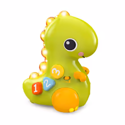 Go, Go, Dino Crawl & Count Activity Toy for Infants - Rolls, Lights Up, Plays Music and more, Ages 6 Months+