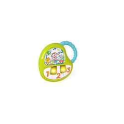 Bright Starts TropiKeys On-the-Go Light-Up Baby Piano Musical Toy with Easy-Grasp Handle, Ages 3 Months+