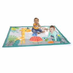 Roam About Jumbo Plush Baby Activity Play Mat, Foldable and Machine Washable - Newborn and up