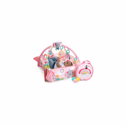 Bright Starts, 5-in-1 Your Way Ball Play Activity Gym and Ball Pit with 40 Balls - Rainbow Tropics, Play Gym with 20+ Minutes of Lights and Music