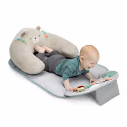 + Nate, Cozy Prop 4-in-1 Sit Up & Prop Activity Mat, Cute Bear Pillow, Multicolored, Ages Newborn + - Additional view 6