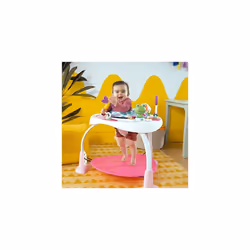 Bright Starts, Bounce Bounce Baby 2-in-1 Activity Center Jumper and Table - Playful Palms with 7 Interactive Toys, Adjustable Height, Storage Bag, - Additional view 5
