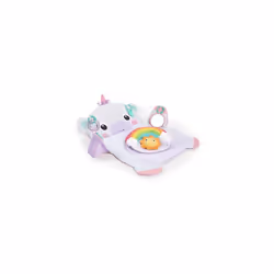 Tummy Time Prop & Play Oversized Baby Activity Gym, Unicorn, Large Playmat with 4 Removable Toys and Support Cushion, Machine ...
