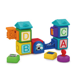 Connectables Bridge & Learn 15-Piece Magnetic Activity Blocks, Build a House or Bridge, Age 6 Months and up