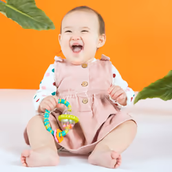 Bright Starts Soothers & Shakers 7pc Gift Set - BPA-Free Baby Rattles  Teethers and Stroller Toys  Unisex  Newborn+