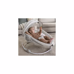 Ingenuity, InLighten Bouncer Nate The Pooh, Light Up Play Arch, Removable Bolster, 2 Reclining Positions, from Birth to - Additional view 6