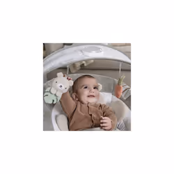Ingenuity, InLighten Bouncer Nate The Pooh, Light Up Play Arch, Removable Bolster, 2 Reclining Positions, from Birth to - Additional view 7