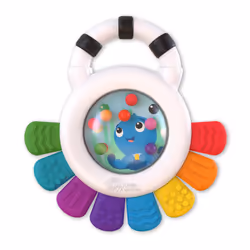 Baby Einstein, Outstanding Opus The Octopus, Sensory Rattle and Teether Multi-Use Toy, BPA Free and Chillable, 3 Months and u ...