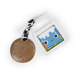 Bright Starts Cookies & Teethe 2-in-1 Rattle and Teether Activity Toy  BPA Free  Unisex  3 Months+