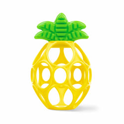 Oball Bright Starts Hold My Own Easy-Grasp Teether Toy Pineapple