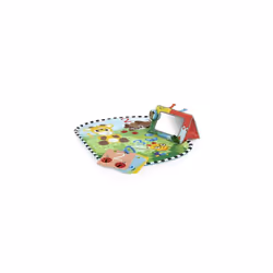 Discovery Garden Tummy Time Mat & Mirror, Ages 0-6 Months, Multisensory