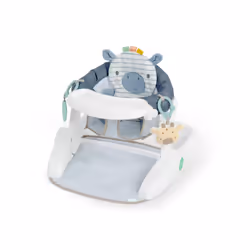 Ingenuity Prop Spot Learn-to-Sit Floor Seat for Baby Removable Tray 2 Linkable Toys Tummy Time Mat Unisex for Ages 4-12 ...