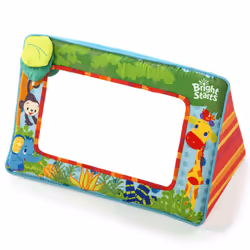 Bright Starts Floor Mirror Sit & See Safari Children Kids Learning Mirror Toy