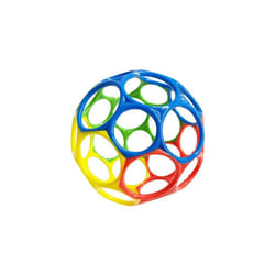 Oball Classic Ball - Red, Yellow, Green, Blue, Ages Newborn +