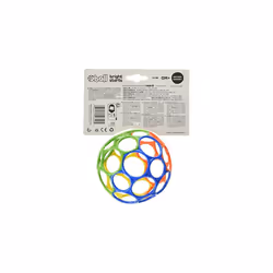 Oball Classic Ball - Red, Yellow, Green, Blue, Ages Newborn +