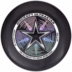 Discraft 175 gram Ultra Star Sport Disc Black