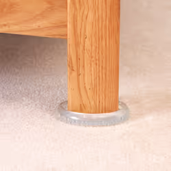 SoftTouch 4679595N Furniture Caster Cups with Anti Spiked Bottom Protect Your Short Loop Carpeted Surfaces from Dents  1-13/16 inch