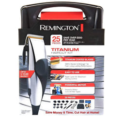 Remington 25 Piece Clipper kit with Titanium Coated Blades