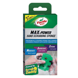 Turtle Wax Max Power Hand Cleaning Sponge Cleans Paint, Grease, Dirt & Mud