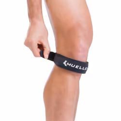 Mueller 52997, Knee, Support, One Size, Neoprene, Nylon, Polyester, Polyurethane (PU), Silicone, Spandex, Black, Universal