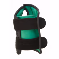 Mueller Sports Medicine Mueller Green Fitted, Wrist, Support, S/M, Neoprene, Nylon, Polyester, Spandex, Black, Medical