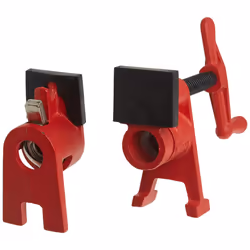 BESSEY BPC-H12  1/2 In. H Style Pipe Clamps - Incredibly Versatile  Easy To Assemble  Indespensable Workshop Clamp For Woodwo ...