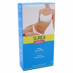 Surgi-wax Honey Wax Strips For Bikini Body & Legs 14 Double Sided Strips (Pack of 3)