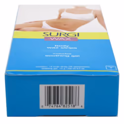 Surgi-wax Honey Wax Strips For Bikini  Body & Legs  14 Double Sided Strips (Pack of 3)