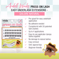 Ardell Winks Press On Pre-Glued Underlash Extensions - Natural