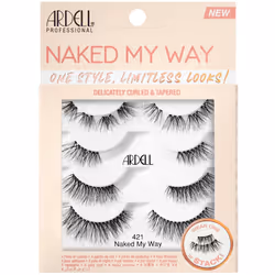 Ardell Naked My Way - 421 False Eyelashes, 4 Pairs, 1-pack