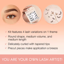 Ardell Naked My Way - 421 False Eyelashes, 4 Pairs, 1-pack