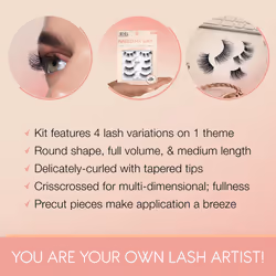 Ardell Naked My Way - 436 False Eyelashes, 4 Pairs, 1-pack