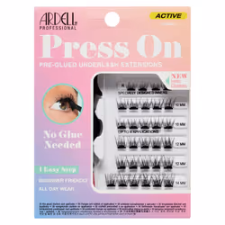 Ardell Active Press on DIY Lash Clusters, False Eyelashes, Cluster Lashes, Pre-Glued Underlash, Eyelash Extensions, Gainz, 1- ...