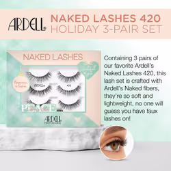Ardell Naked Lashes 420 Holiday 3-pair Gift Set, 1 Pack