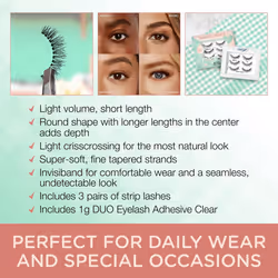 Ardell Naked Lashes 420 Holiday 3-pair Gift Set, 1 Pack